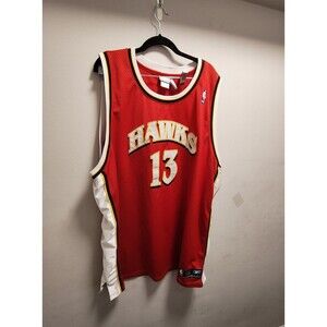 Rare Authentic VTG NBA Reebok Atlanta Hawks Glenn Robinson 13 Jersey 56 SEWN